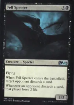 Fell Specter - Core Set 2019: #96, Magic: The Gathering Nm C289 - Image 1