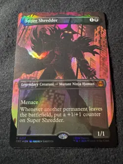 Super Shredder (Borderless) #217 Teenage Mutant Ninja Turtles FOIL - Image 1