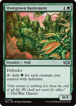NM Overgrown Battlement, MTG, Tarkir Dragonstorm, Magic the Gathering, 264 - Image 1
