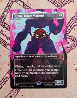 MTG Krang, Utrom Warlord Borderless Teenage Mutant Ninja Turtles TMNT NM - Image 1