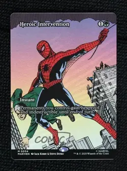 Heroic Intervention Foil Magic: Universes Beyond: Marvel Universe MAR Spider Man - Image 1