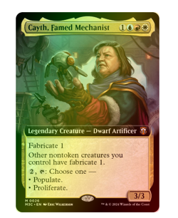 Cayth, Famed Mechanist - Foil - Extended Art Commander: Modern Horizons 3 - Image 1