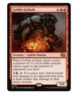 Goblin Goliath Foundations Jumpstart MTG - Image 1