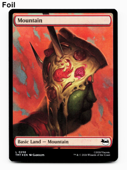 x4 Mountain (Foil) 0256 TMT [Teenage Mutant Ninja Turtles] TMNT MTG - PLAYSET 🔥 - Image 2