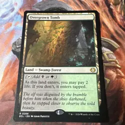 Overgrown Tomb (# 266) MTG Lorwyn Eclipsed - Regular - NM - Image 1