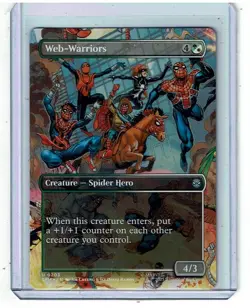 Web-Warriors - Borderless - Spiderman - Magic the Gathering - Image 1