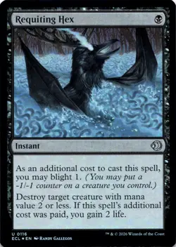 Requiting Hex FOIL Lorwyn Eclipsed Magic MTG NM - Image 1