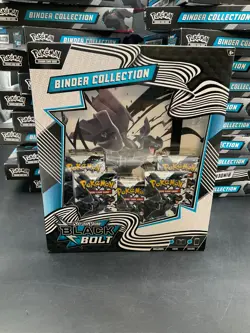 Lot of (25) Pokemon TCG Scarlet & Violet Black Bolt Binder Collection Boxes NEW - Image 2