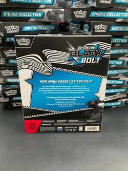 Lot of (25) Pokemon TCG Scarlet & Violet Black Bolt Binder Collection Boxes NEW - Image 3