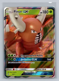 Pokemon Hidden Fates #6/68 Pinsir GX Ultra Rare - Image 1