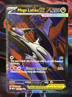 2025 POKEMON MEG EN-MEGA EVOLUTION 163 MEGA LATIAS EX ULTRA RARE NM/M - Image 1