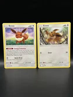 Eevee Bundle 101/149 49/68 - Pokemon Cards - NM/LP - Image 1