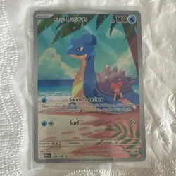 Pokemon Misty's Lapras 194/182 ASC Rare Card 110 HP 60 Attack English - Image 1