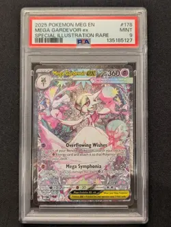 Mega Gardevoir EX Special Illustration Rare 178/132 PSA MINT 9 Pokemon TCG - Image 1