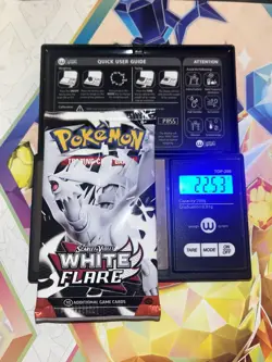 Very Heavy! 22.53g Pokemon TCG SV10.5 White Flare Booster Pack Sealed! - Image 1