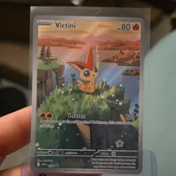 Pokemon TCG Victini Sv: Scarlet & Violet Promo Holo Fire 80 HP 120 Attack 208 - Image 1
