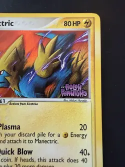 Pokemon TCG Holon Phantoms Manectric 46/110 Stamped Reverse Holo Near Mint - Image 3