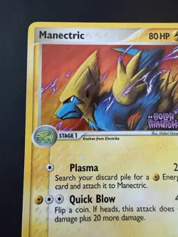 Pokemon TCG Holon Phantoms Manectric 46/110 Stamped Reverse Holo Near Mint - Image 4