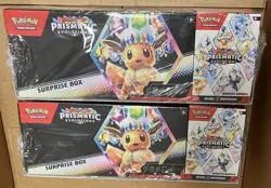 Pokemon Prismatic Evolutions Surprise Box & Booster Bundle Sam's Club - LOT OF 2 - Image 1