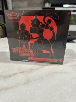 Pokemon Scarlet & Violet Destined Rivals Elite Trainer Box Mewtwo - Image 1