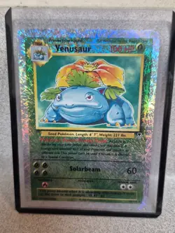 2002 Pokemon Legendary Collection Venusaur 18/110 Reverse Holo Foil WOTC LP - Image 1