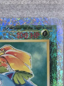 2002 Pokemon Legendary Collection Venusaur 18/110 Reverse Holo Foil WOTC LP - Image 4