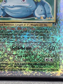 2002 Pokemon Legendary Collection Venusaur 18/110 Reverse Holo Foil WOTC LP - Image 5