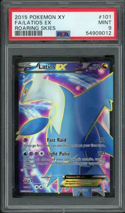 POKEMON LATIOS EX 2015 XY ROARING SKIES #101 FA PSA 9 - Image 1