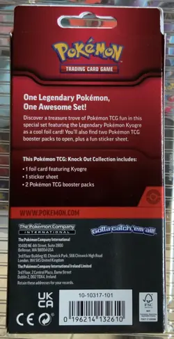 Pokemon TCG Knock Out Collection Kyogre Factory Sealed - Image 2