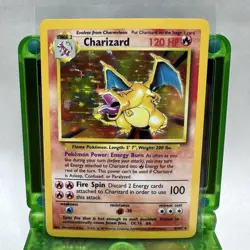Charizard Base Set Unlimited Holo Rare 4/102 Pokemon TCG LP - Image 1