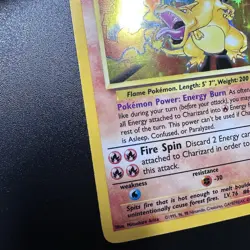 Charizard Base Set Unlimited Holo Rare 4/102 Pokemon TCG LP - Image 2