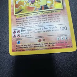 Charizard Base Set Unlimited Holo Rare 4/102 Pokemon TCG LP - Image 4
