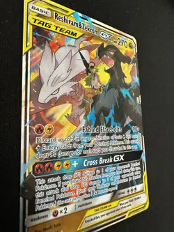 Pokemon TCG Reshiram & Zekrom GX 157/236 Cosmic Eclipse Tag Team NM - Image 3