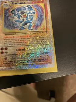 Machamp Legendary Collection Reverse Holo Rare Nintendo 15/110 Pokemon - Image 5