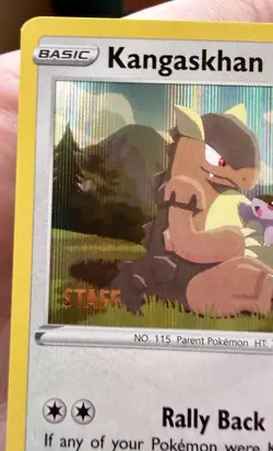 Pokemon - 2020 - Darkness Ablaze - Kangaskhan - Prerelease Staff Promo - SWSH038 - Image 2