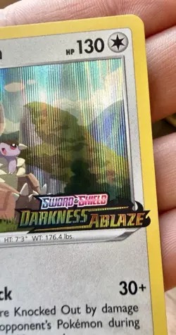 Pokemon - 2020 - Darkness Ablaze - Kangaskhan - Prerelease Staff Promo - SWSH038 - Image 3