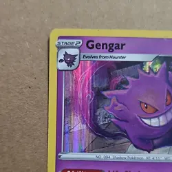 Pokemon TCG Gengar 085/202 Holo Rare Sword & Shield Swsh01 110 HP English - Image 5