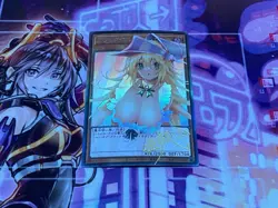 Dark Magician Girl Yugioh Waifu Card Holo Foil Anime Collector Rare Signature NM - Image 1