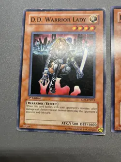 Yu-Gi-Oh! 2X D.D. Warrior Lady Common 1st Edition SD5-EN011 HP - Image 2