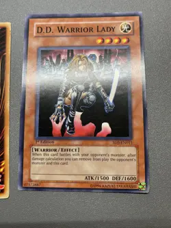 Yu-Gi-Oh! 2X D.D. Warrior Lady Common 1st Edition SD5-EN011 HP - Image 4