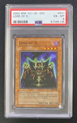 2002 Yu-Gi-Oh! Lord of D. SDK-041 - PSA 6 EX-MT - Image 1