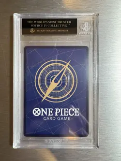2025 ONE PIECE JAPANESE 2ND ANNIVERSARY OP06-118 RORONOA ZORO BGS 10 BLACK LABEL - Image 2