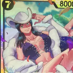 Ms. All Sunday OP14-084 SR Full Art Holo 8000 Power OP14 One Piece CCG Japanese - Image 4