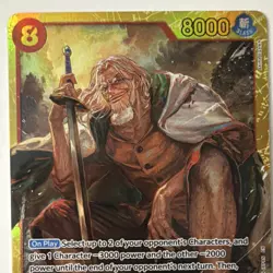 Silvers Rayleigh OP08-118 Secret Rare Foil Two Legends One Piece CCG - Image 3