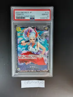 One Piece Yamato | OP04-112 | Japanese | Best 8 Flagship Promo Prize | SR PSA 10 - Image 1