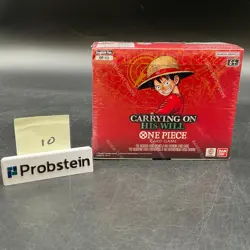Auction #10 One Piece English OP-13 Carrying On His Will Booster Box Sealed - Image 1