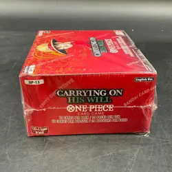 Auction #10 One Piece English OP-13 Carrying On His Will Booster Box Sealed - Image 5
