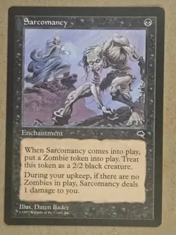 Sarcomancy - Tempest - Near Mint | MTG - Image 1