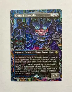 Krang & Shredder (Borderless) [Teenage Mutant Ninja Turtles] Near Mint TMT 201 - Image 1