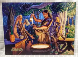 Magic The Gathering ORIGINAL ART - Hildebrandt Brothers - Braidwood Cup - MTG - Image 1